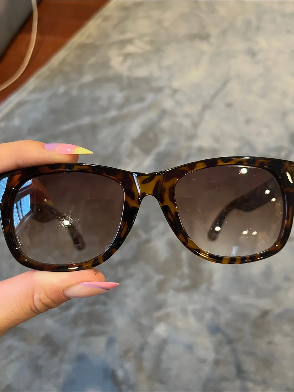 Tortoiseshell Women's Sunglasses - Brown Lenses